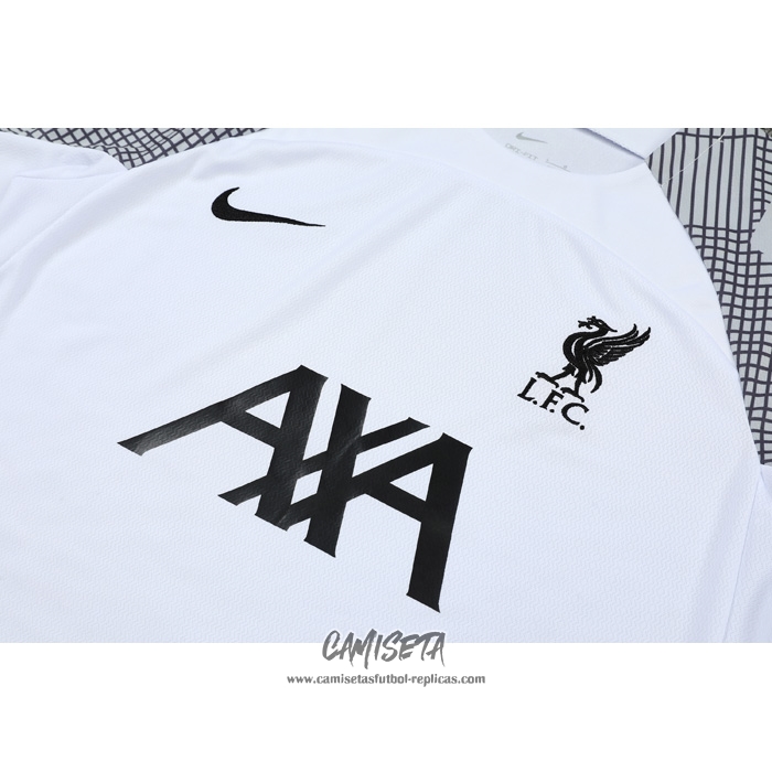 Chandal del Liverpool 2022-2023 Manga Corta Blanco - Pantalon Corto